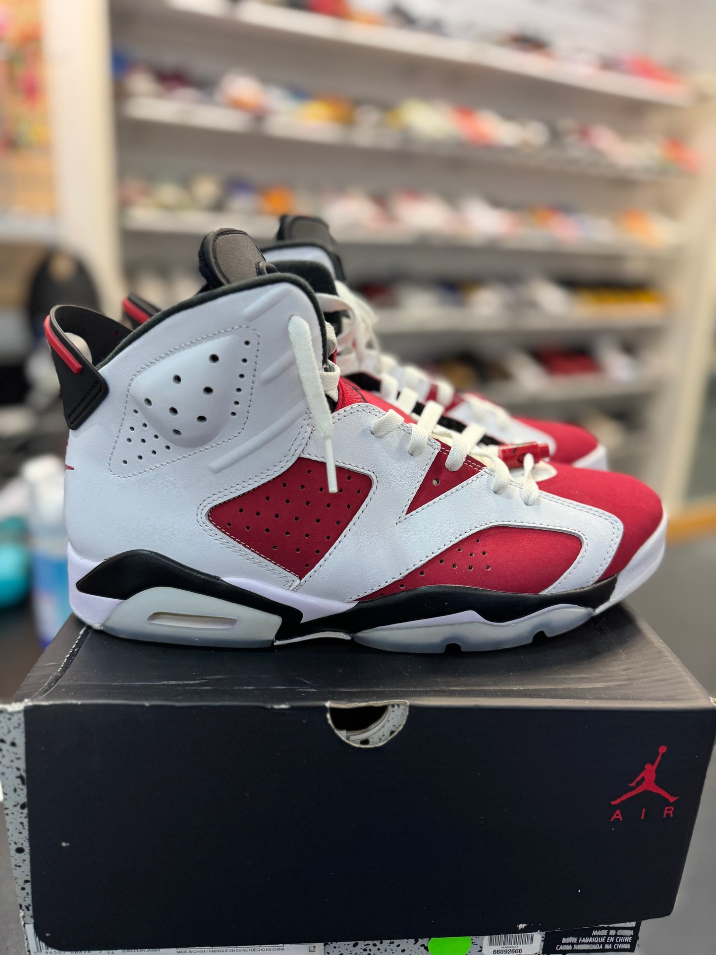 *USED* Jordan 6 Retro Carmine (2021)
