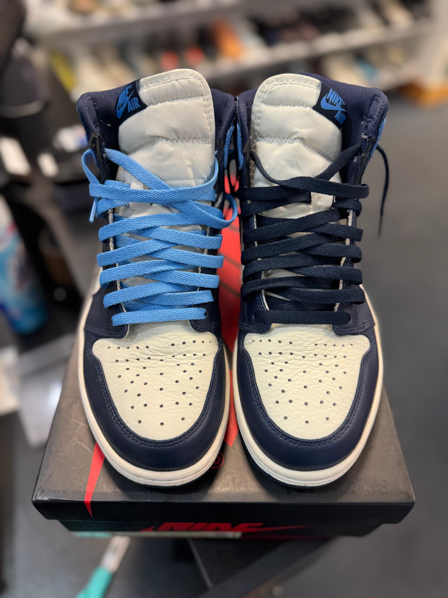*USED* Jordan 1 Retro High Obsidian