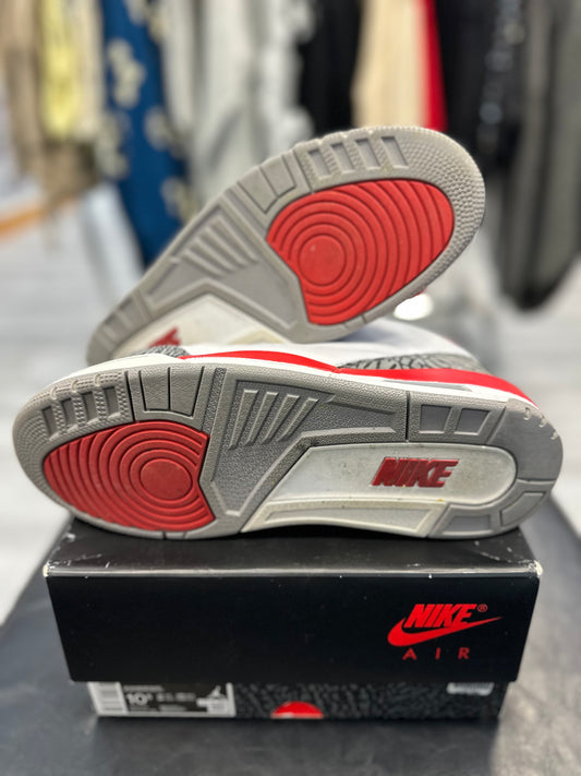 *USED* Jordan 3 Retro Fire Red (2022)