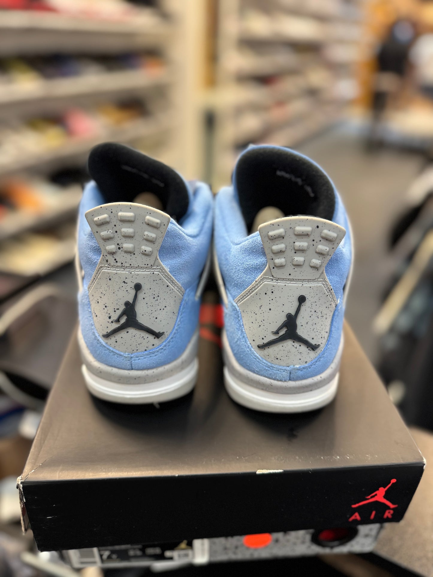 *USED* Jordan 4 Retro University Blue (GS)