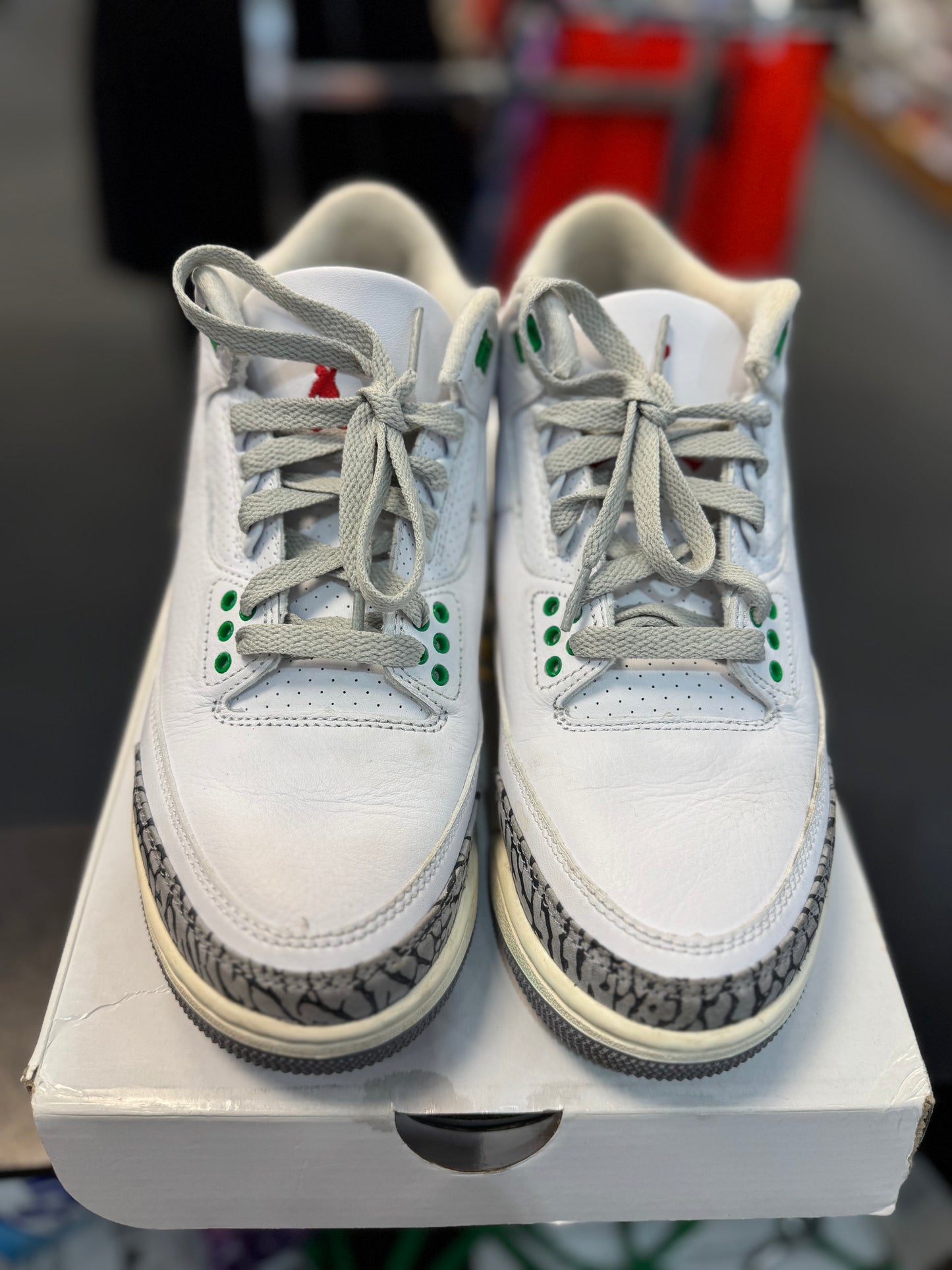 *USED* Jordan 3 Retro Lucky Green