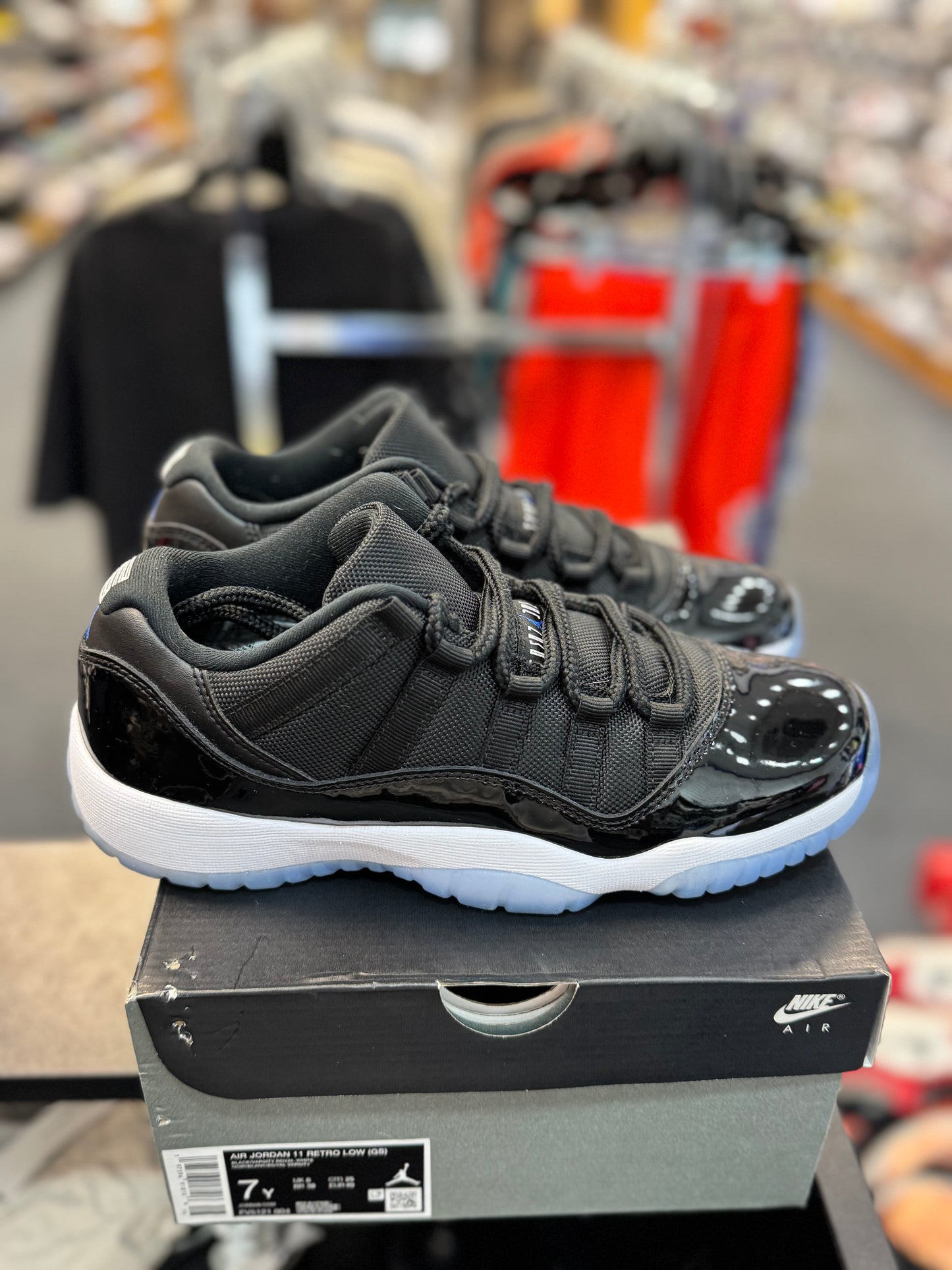 *USED* Jordan 11 Retro Low Space Jam (GS)