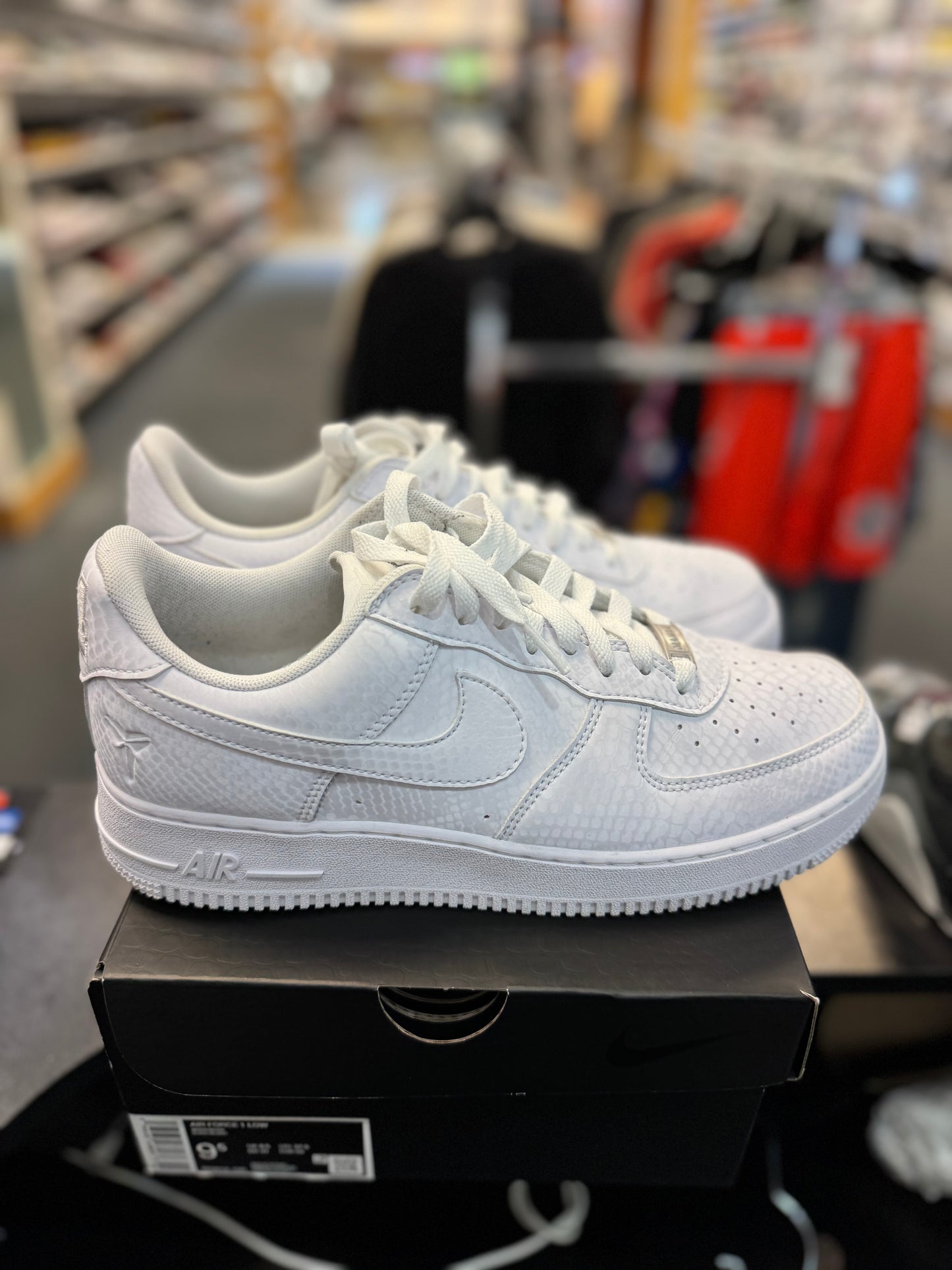 *USED* Nike Air Force 1 Low Kobe Bryant Forever White