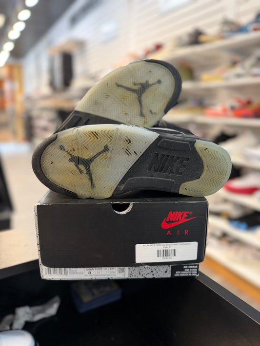 *USED* Jordan 5 Retro OG Black Metallic Reimagined