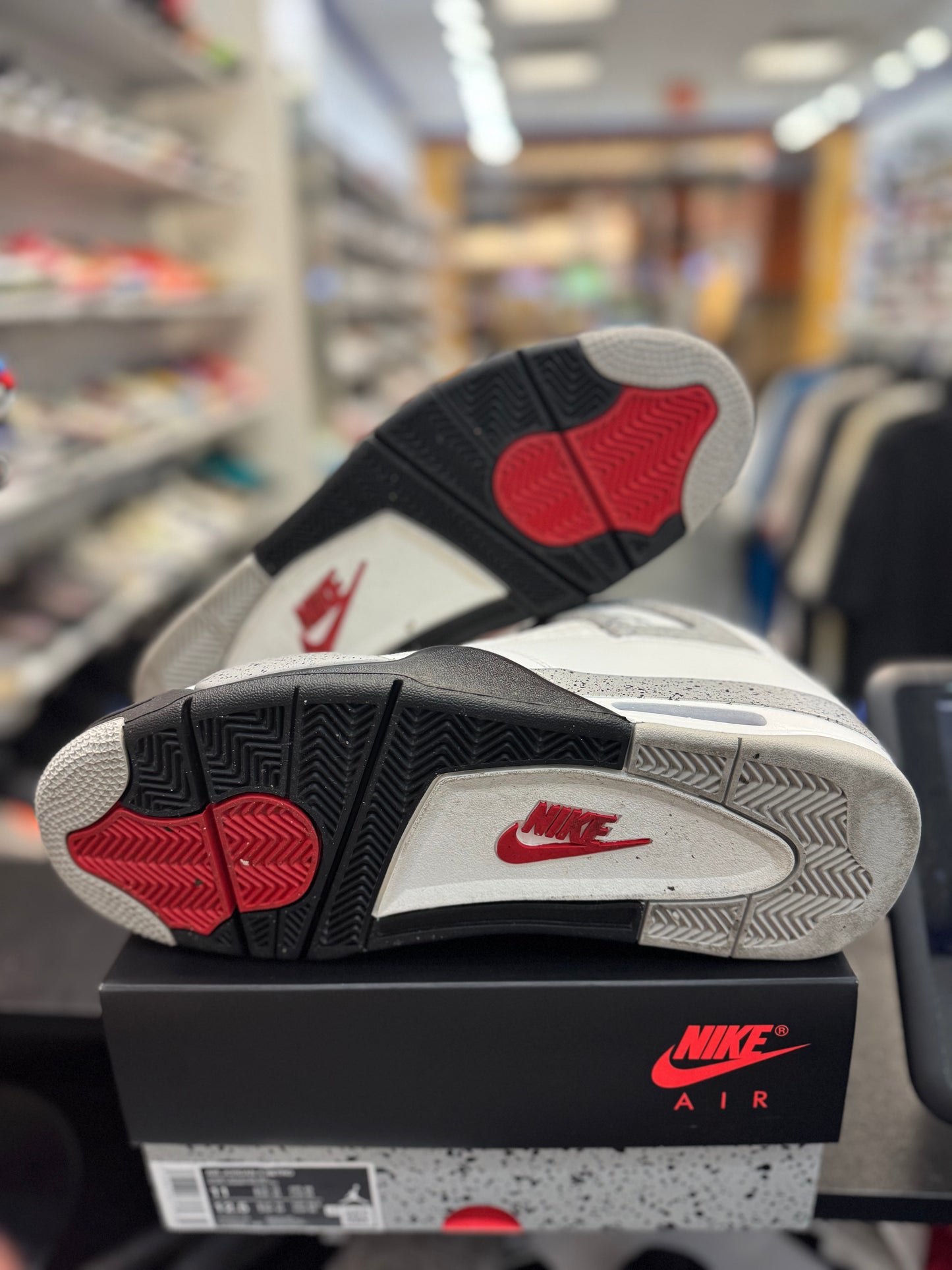 *USED* Jordan 4 Retro White Cement (2025)