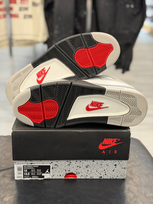 *USED* Jordan 4 Retro White Cement (2025)