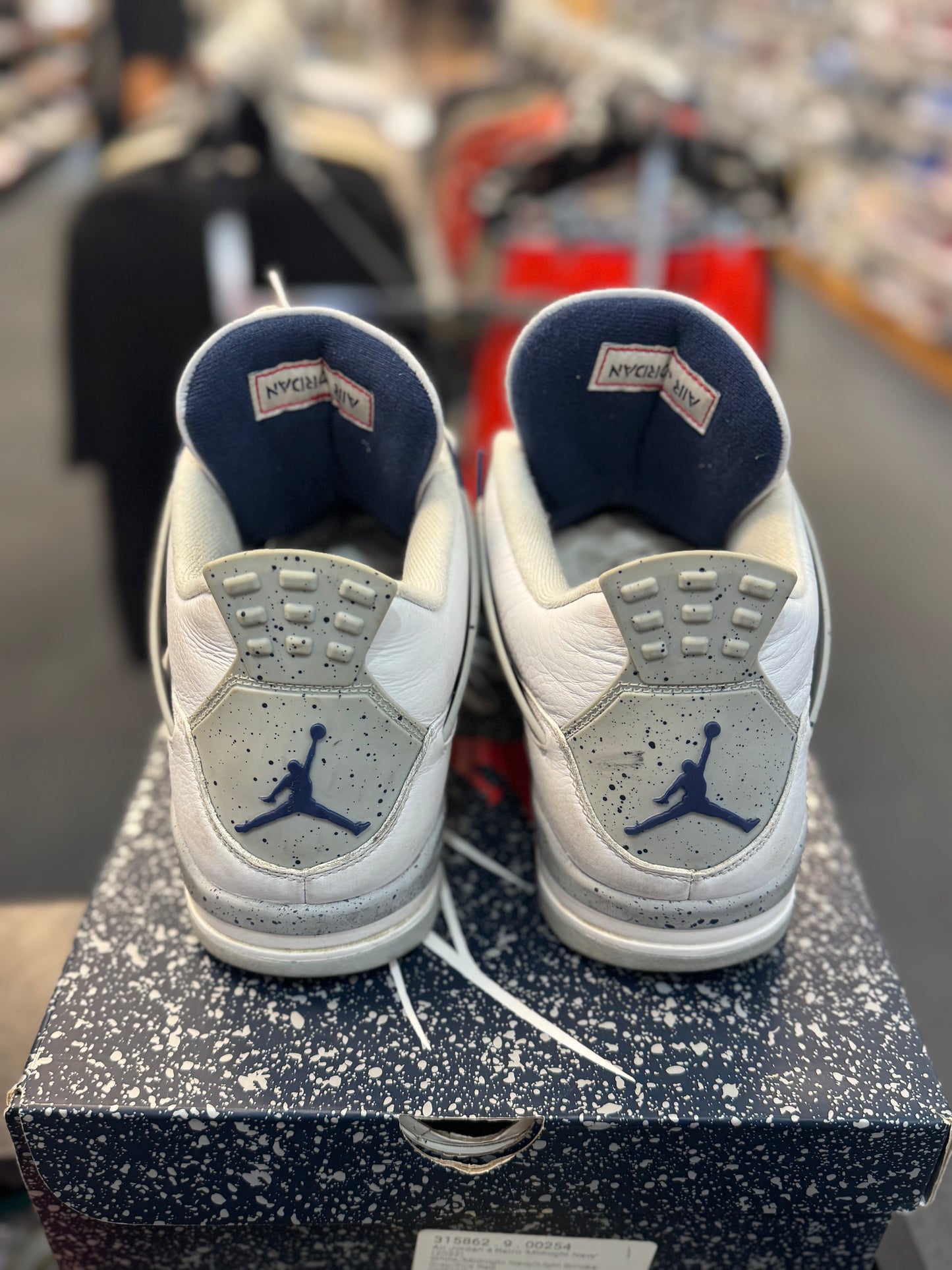 *USED* Jordan 4 Retro Midnight Navy