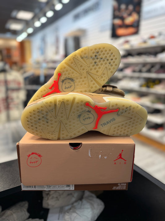*USED* Jordan 6 Retro Travis Scott British Khaki