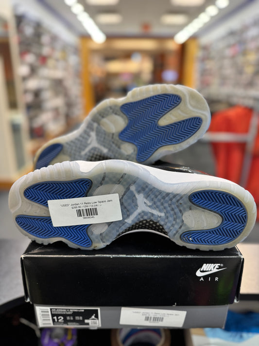 *USED* Jordan 11 Retro Low Space Jam