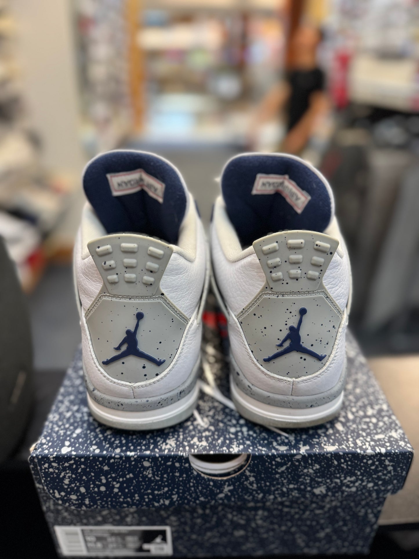*USED* Jordan 4 Retro Midnight Navy