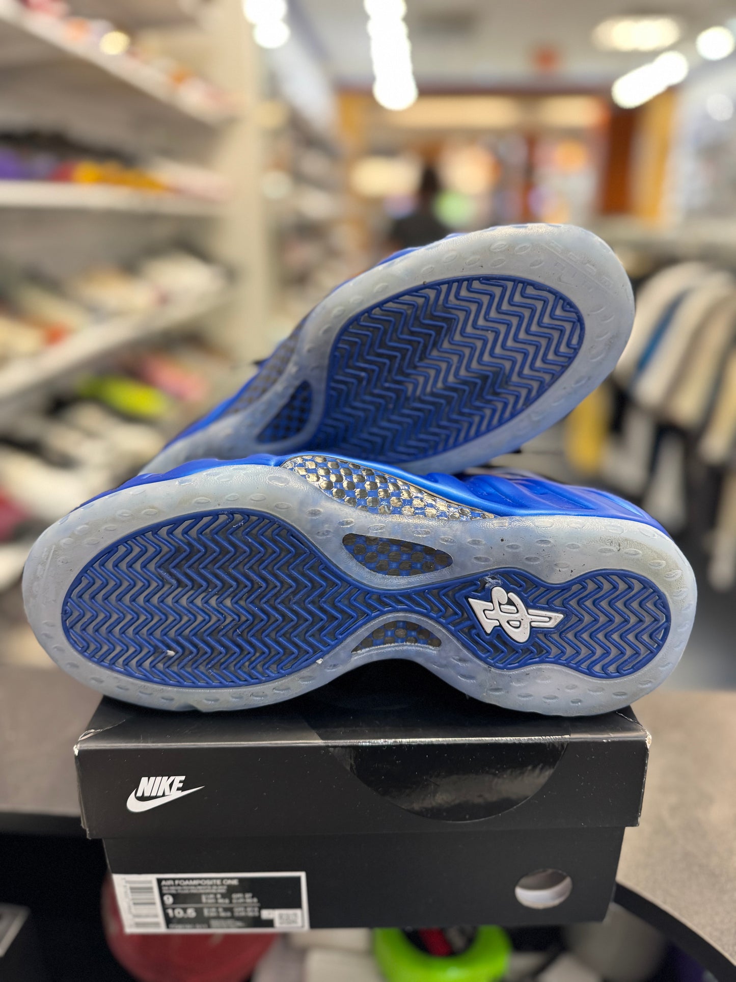 *USED* Nike Air Foamposite One International Blue