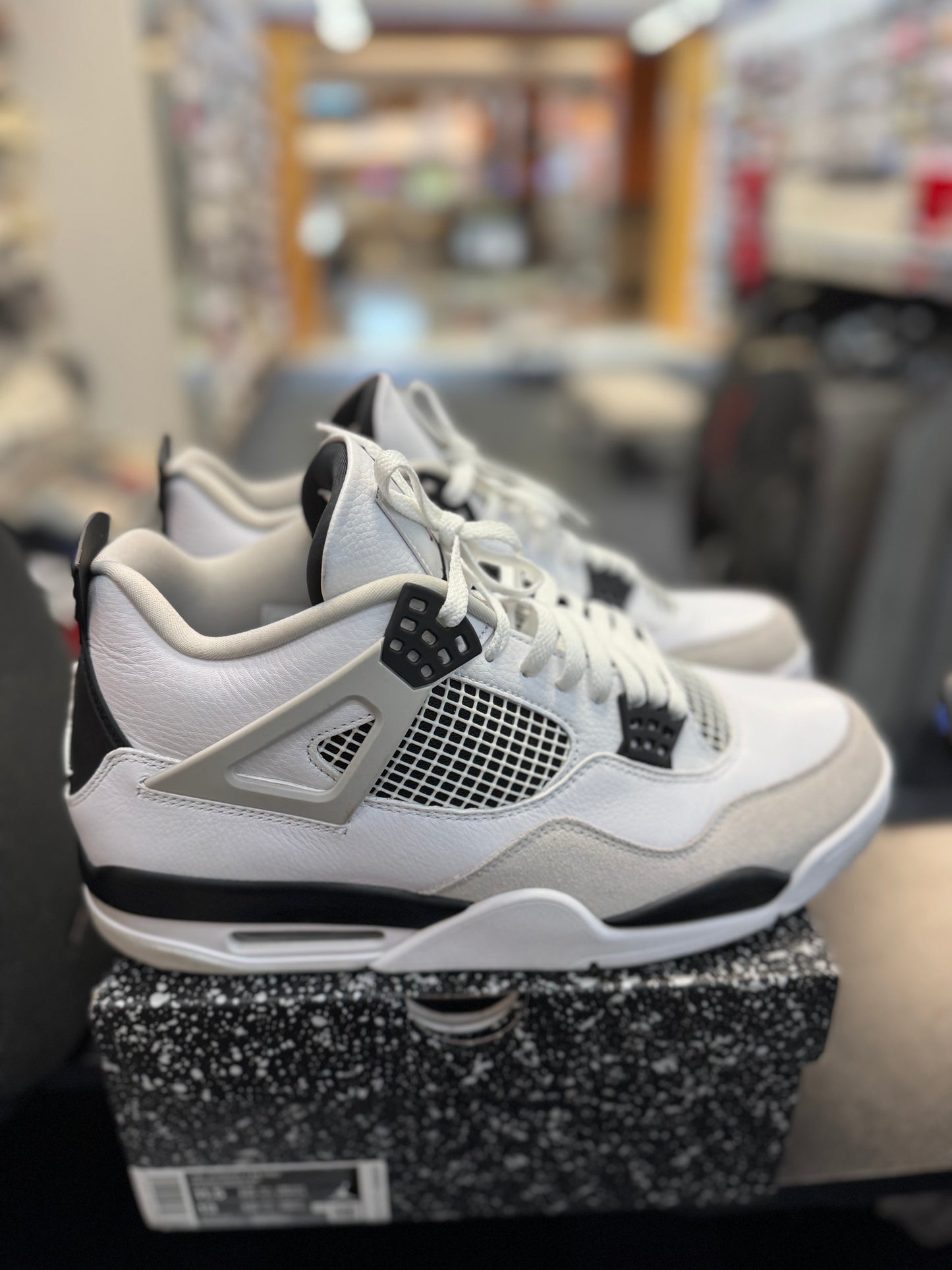 *USED* Jordan 4 Retro Military Black