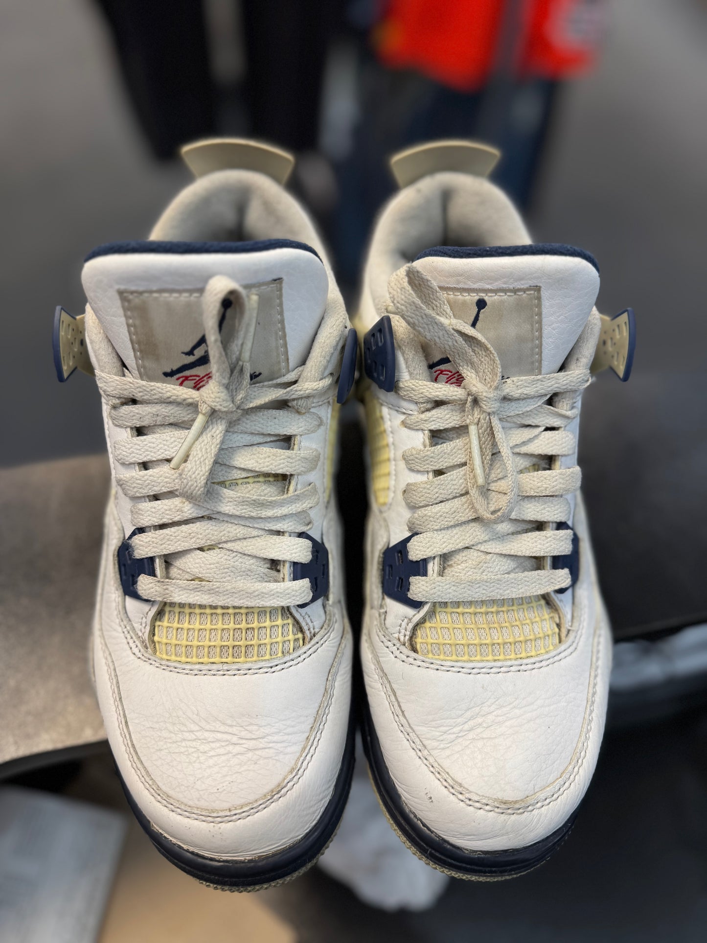 *USED* Jordan 4 Retro Midnight Navy (GS)