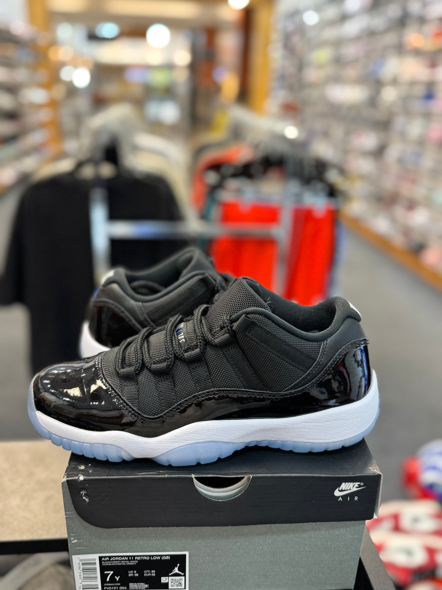 *USED* Jordan 11 Retro Low Space Jam (GS)