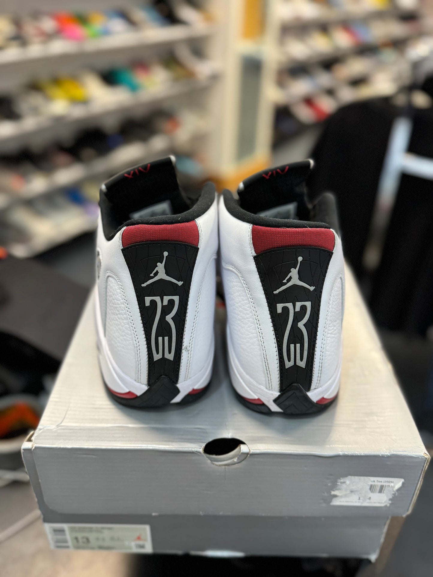 *USED* Jordan 14 Retro Black Toe (2024)