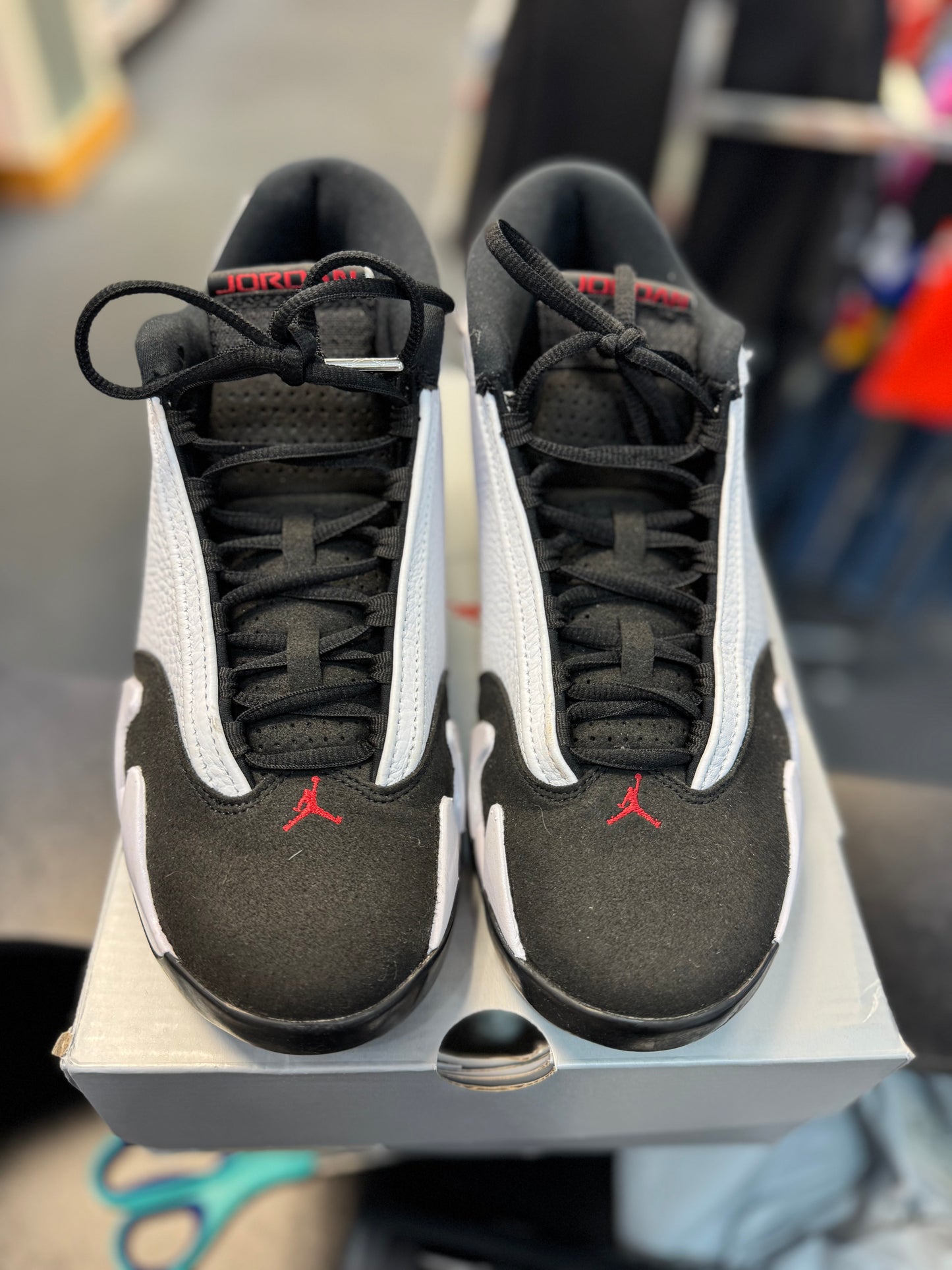 *USED* Jordan 14 Retro Black Toe (2024)