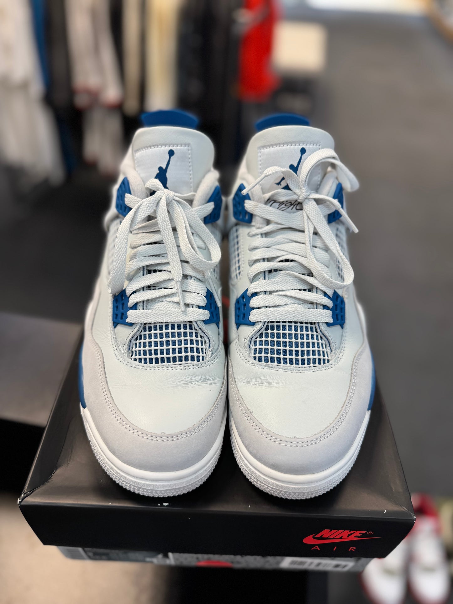 *USED* Jordan 4 Retro Military Blue