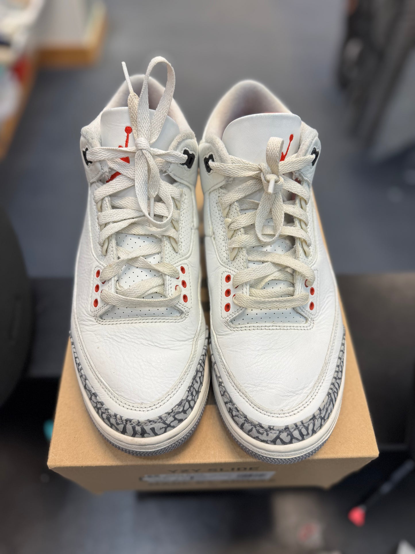 *USED* Jordan 3 Retro White Cement Reimagined