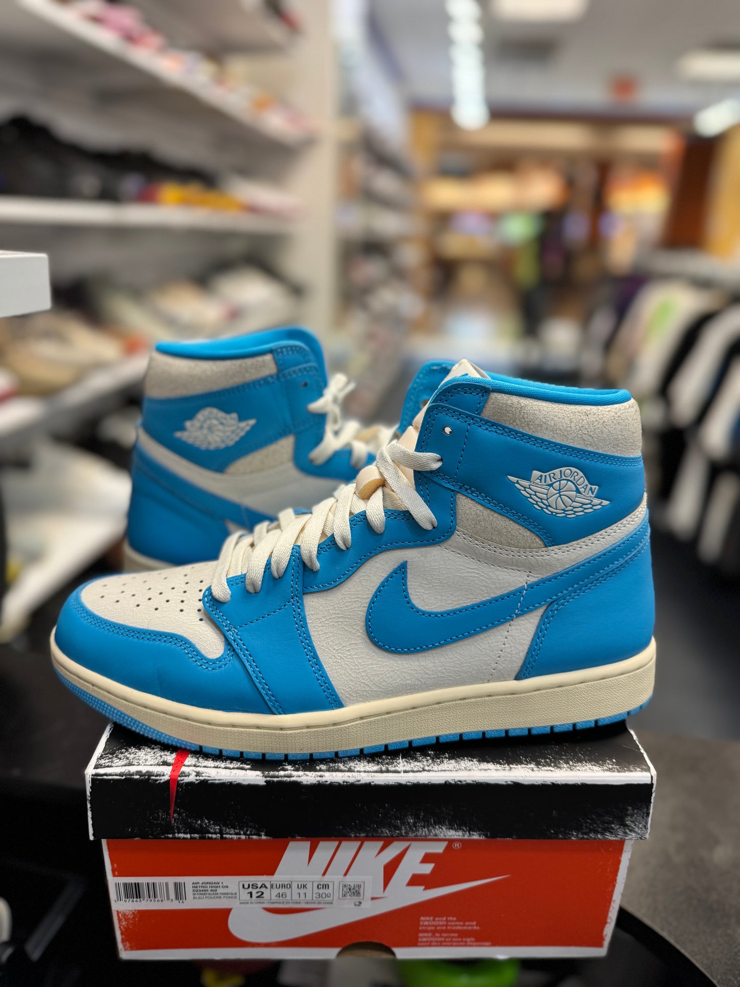 *USED* Jordan 1 Retro High OG UNC Reimagined