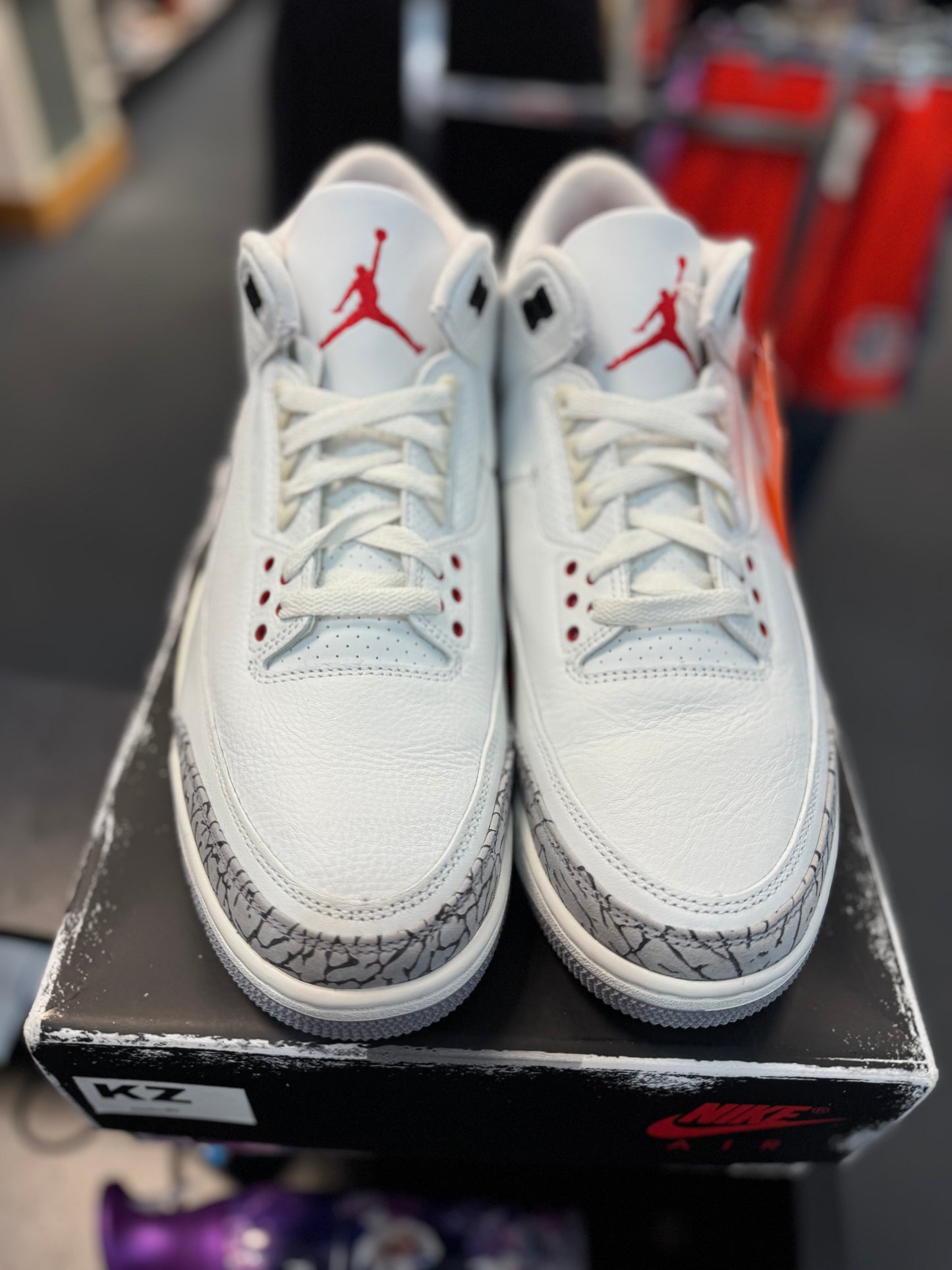 *USED* Jordan 3 Retro White Cement Reimagined