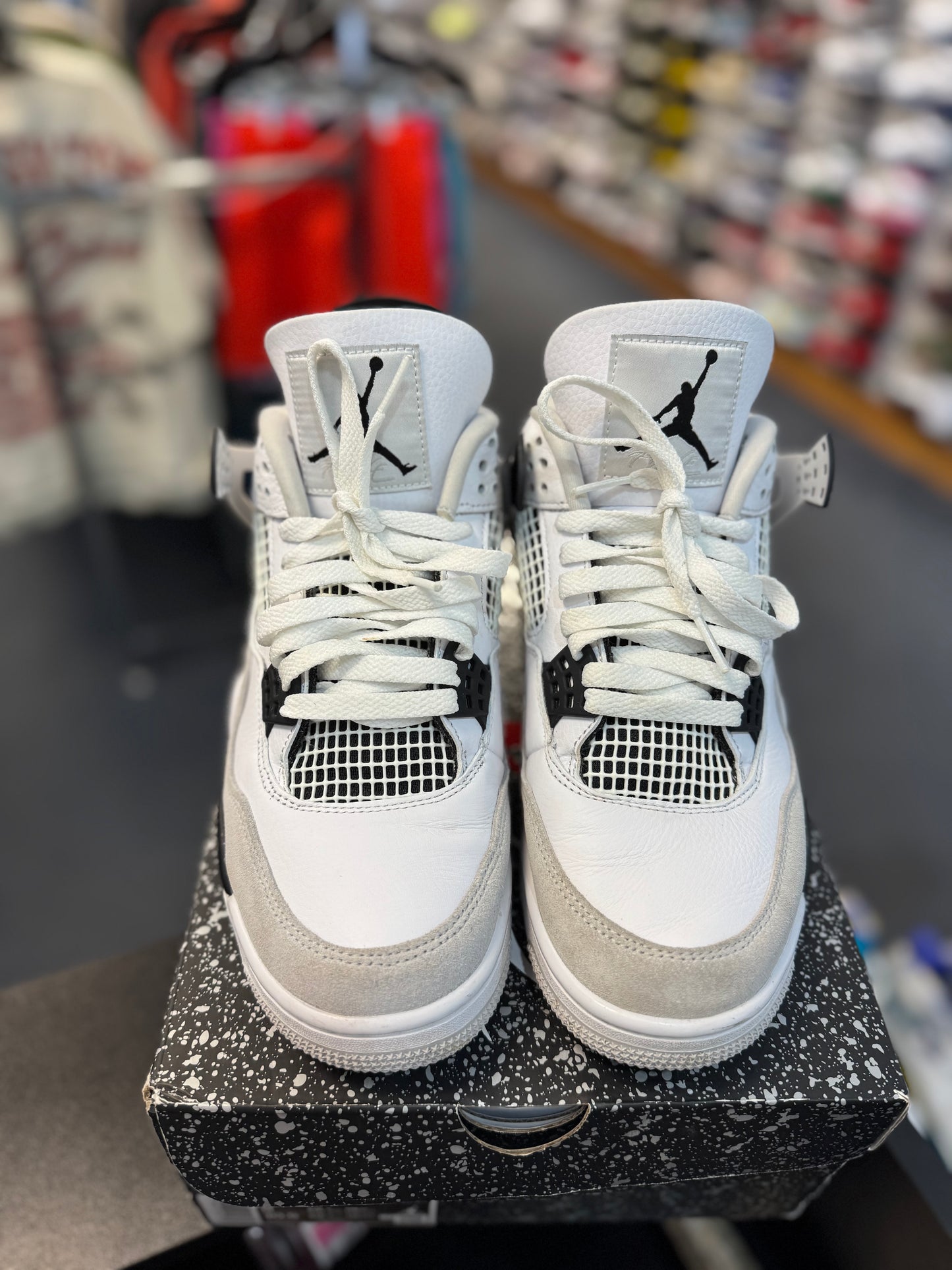 *USED* Jordan 4 Retro Military Black