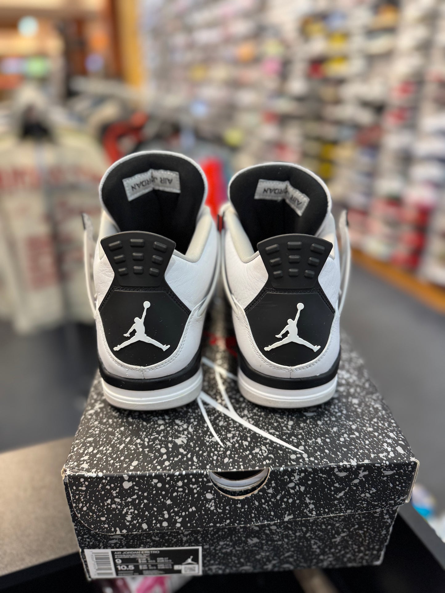 *USED* Jordan 4 Retro Military Black
