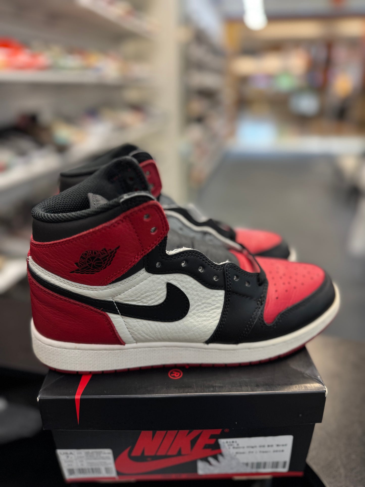 *USED* Jordan 1 Retro High Bred Toe (GS)