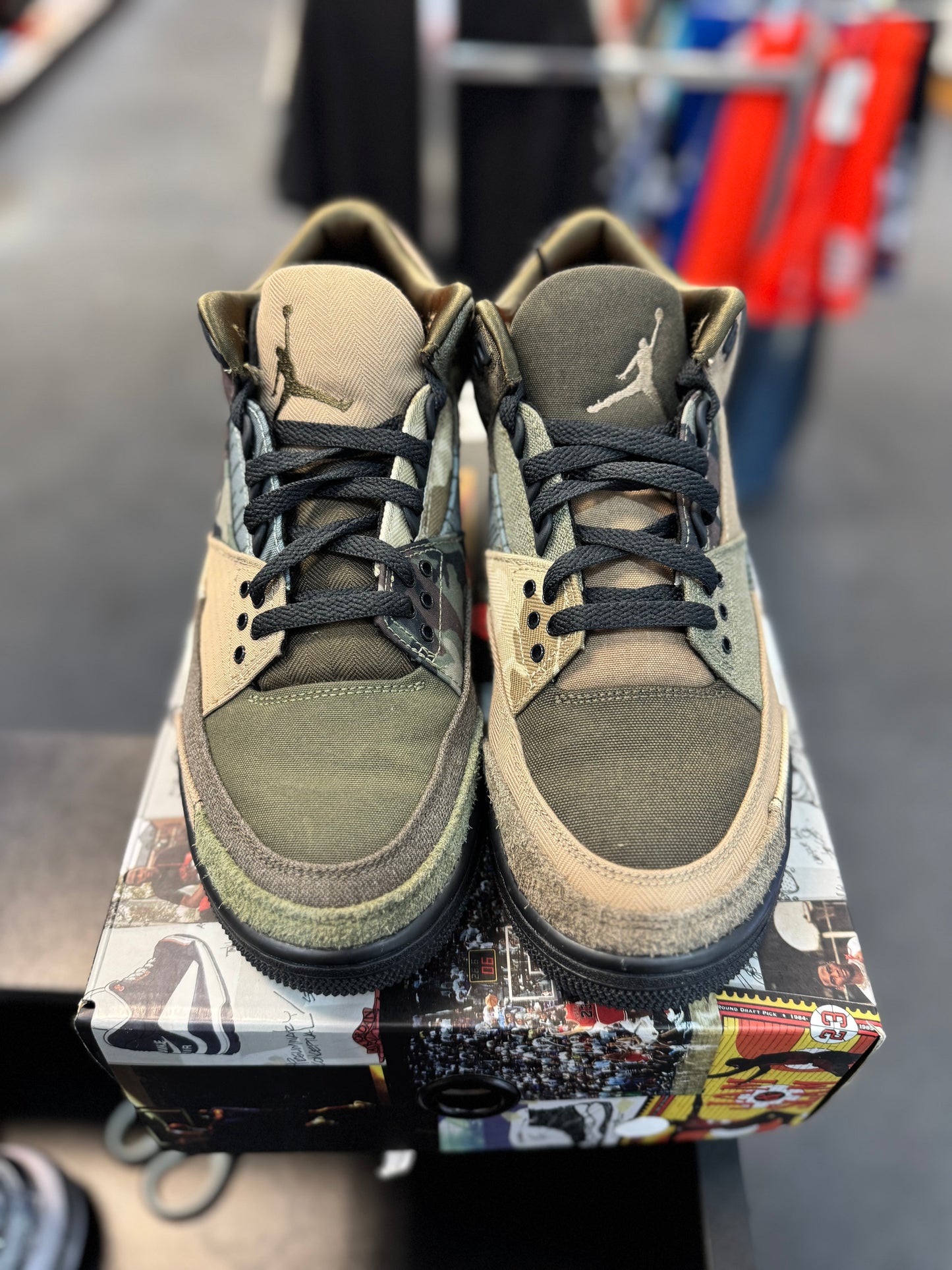 *USED* Jordan 3 Retro Patchwork Camo