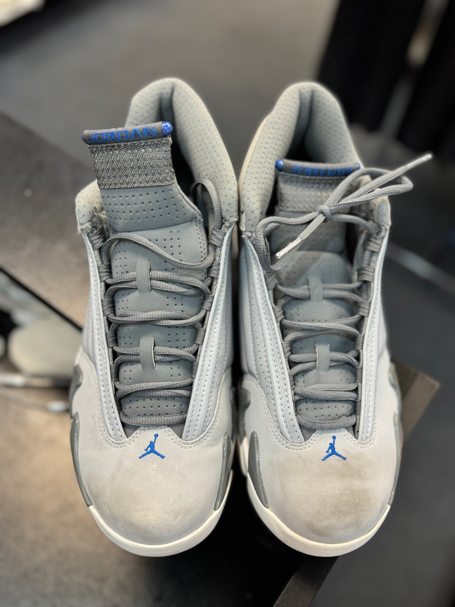 *USED* Jordan 14 Retro Wolf Grey