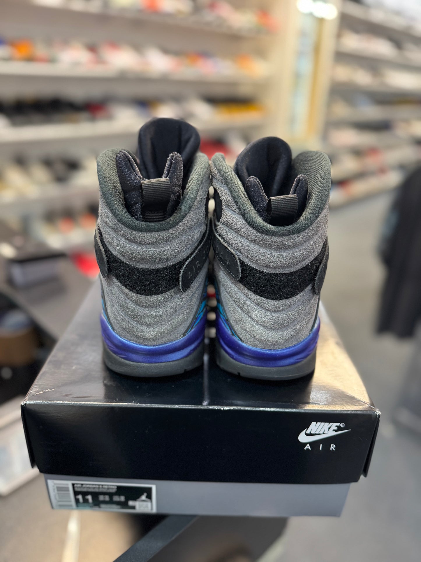 *USED* Jordan 8 Retro Aqua (2025)