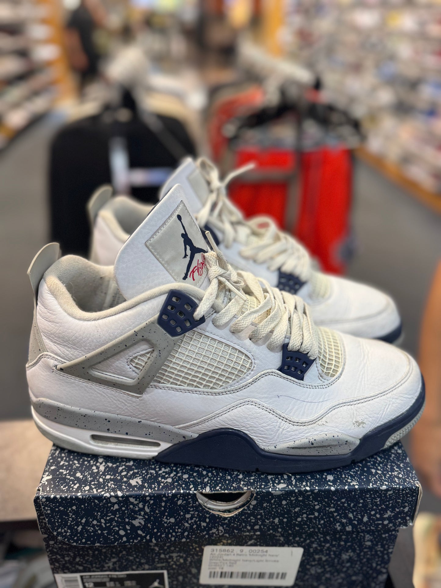 *USED* Jordan 4 Retro Midnight Navy