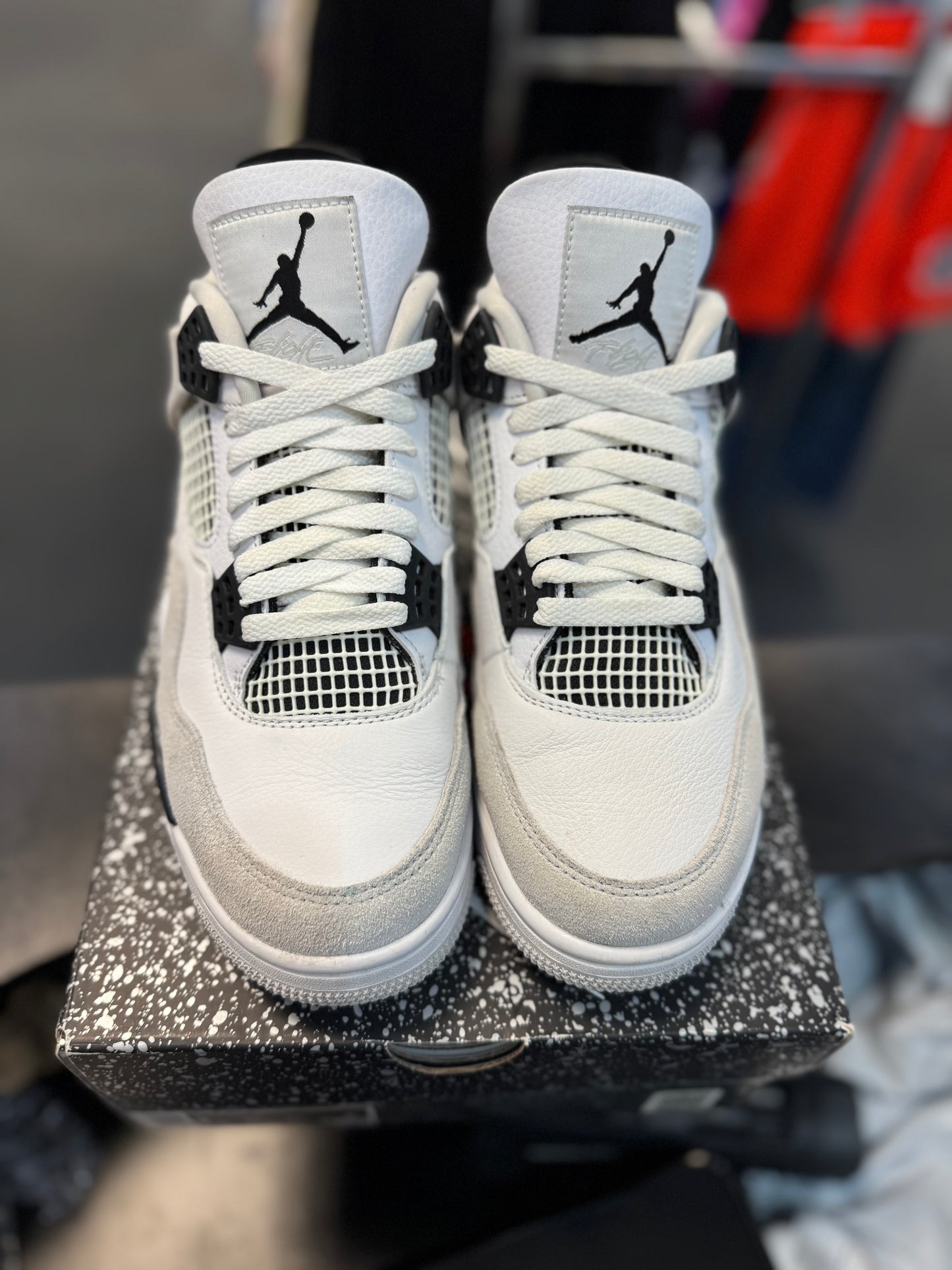 *USED* Jordan 4 Retro Military Black