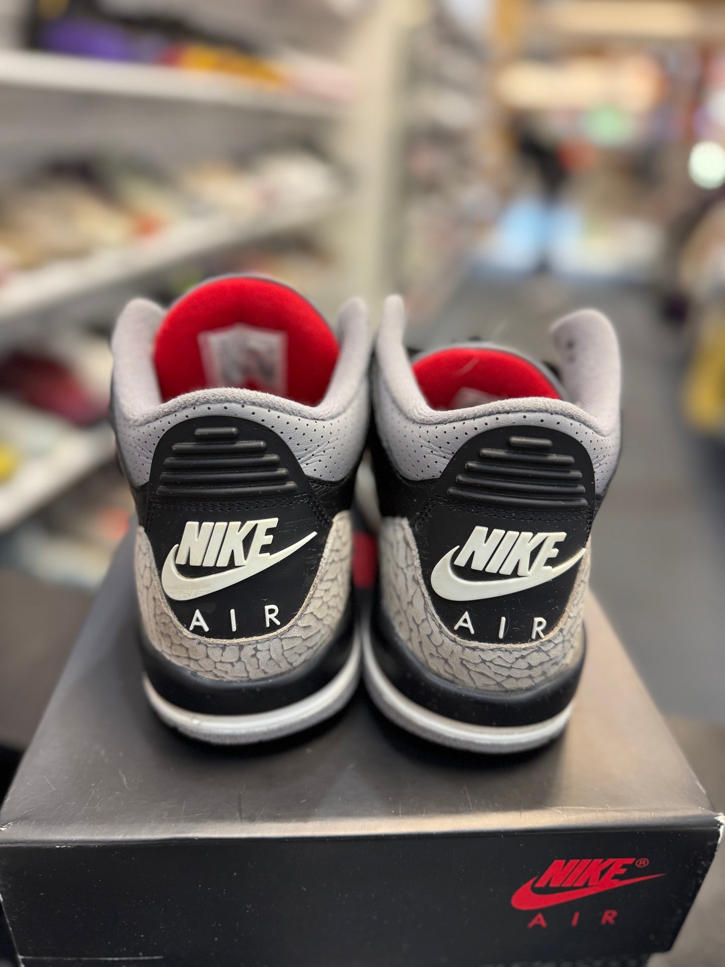 *USED* Jordan 3 Retro Black Cement (2024) (GS)