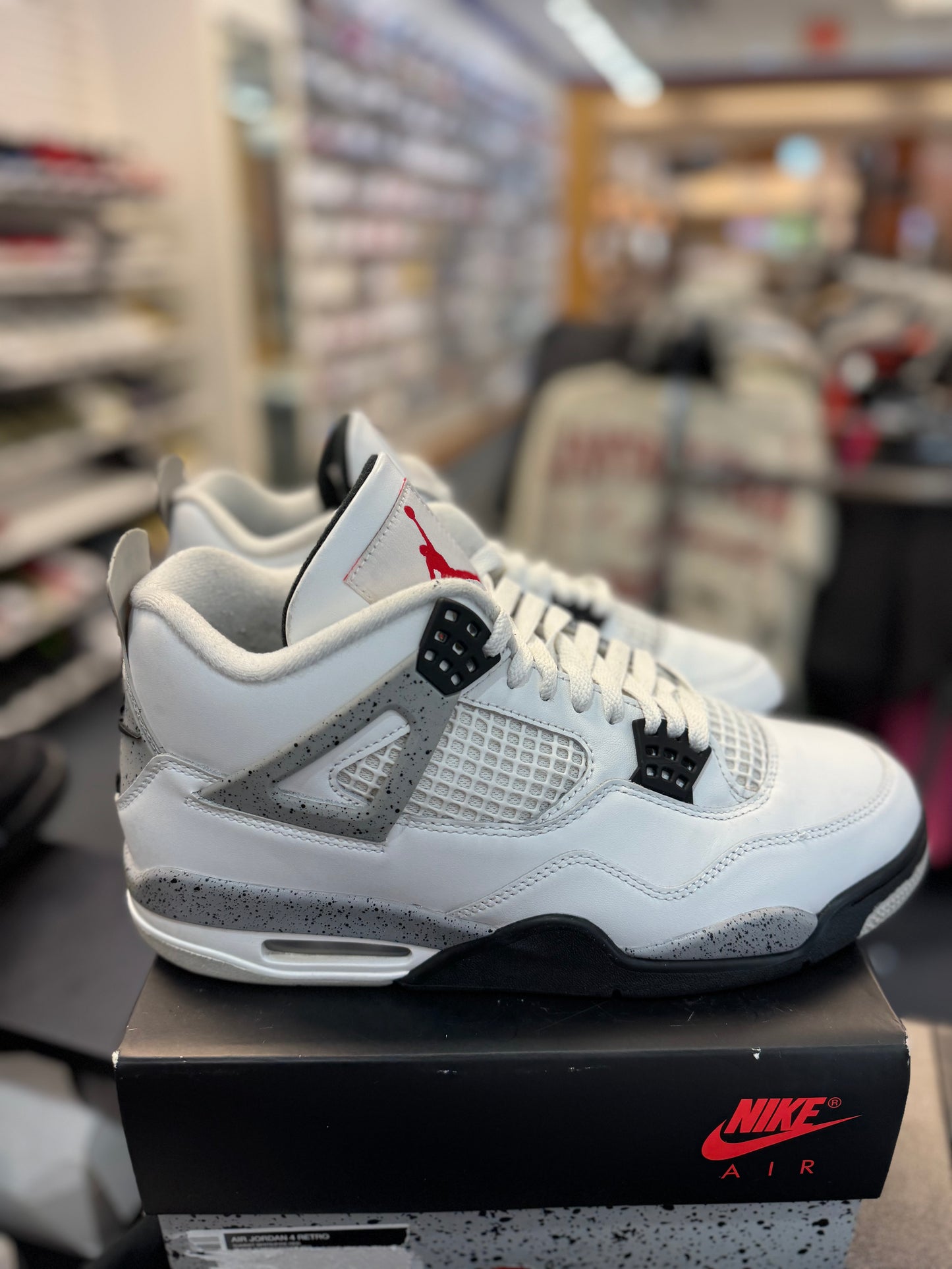 *USED* Jordan 4 Retro White Cement (2025)