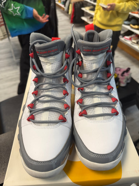 *USED* Jordan 9 Retro Fire Red