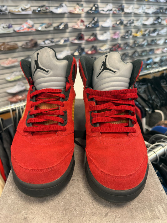 *USED* Jordan 5 Retro Raging Bull Red (2021)