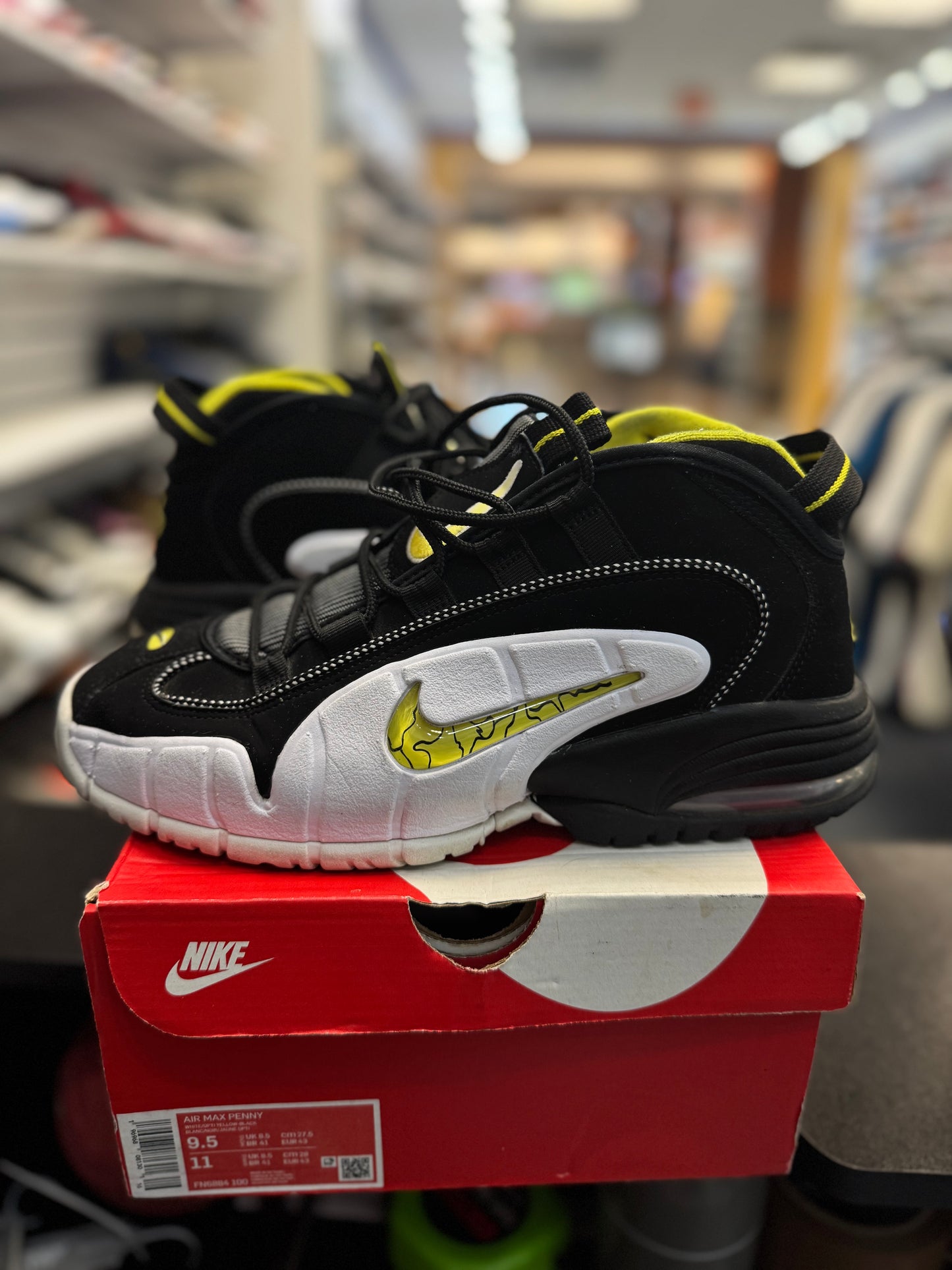 *USED* Nike Air Max Penny 1 Lester Middle School