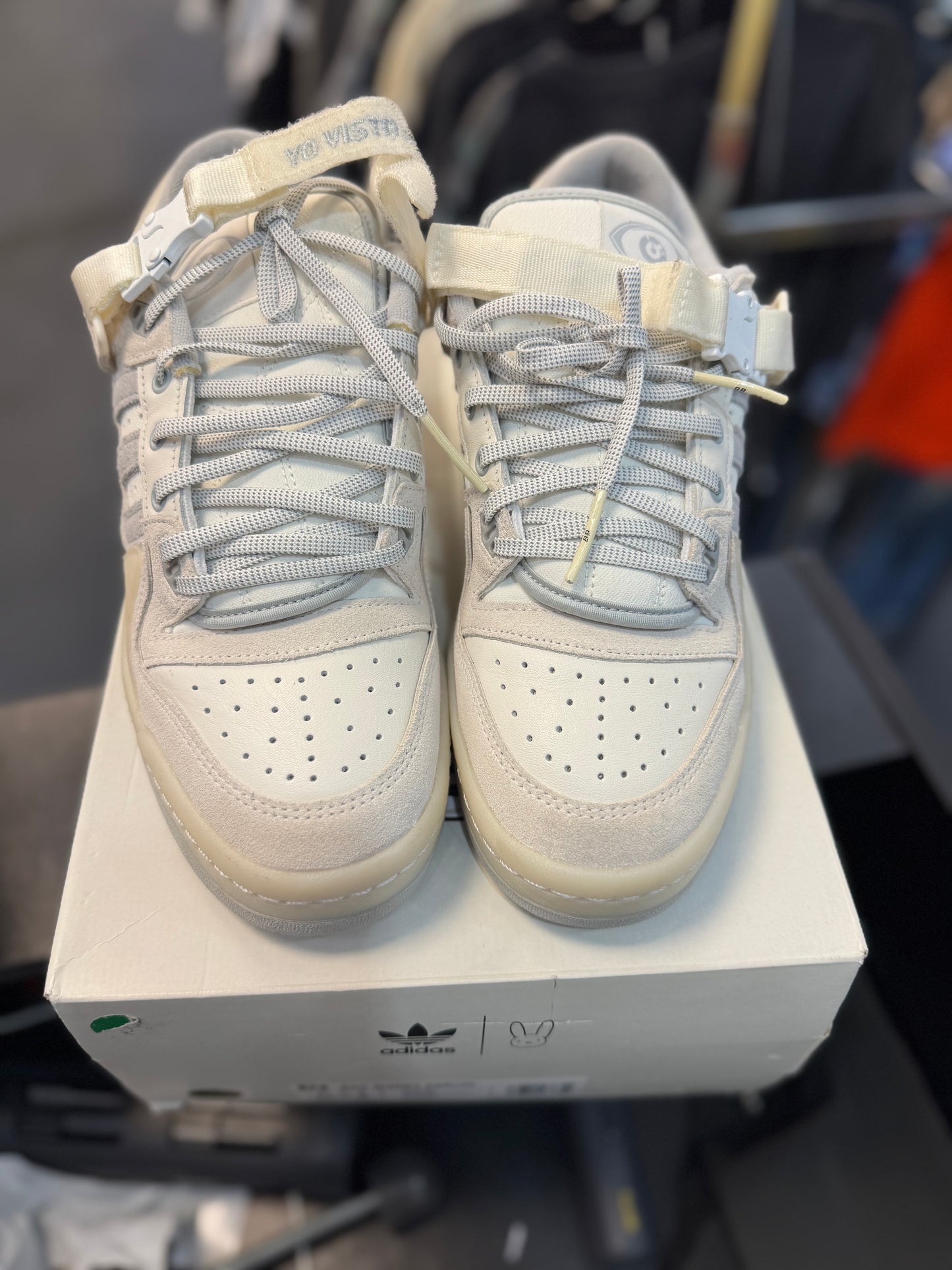 *USED* adidas Forum Buckle Low Bad Bunny Last Forum