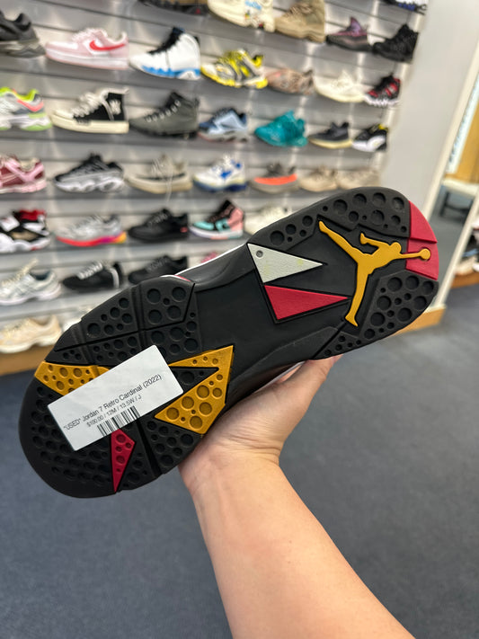 *USED* Jordan 7 Retro Cardinal (2022)