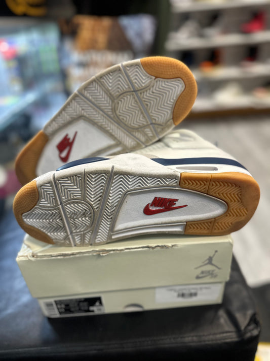 *USED* Jordan 4 Retro SB Navy