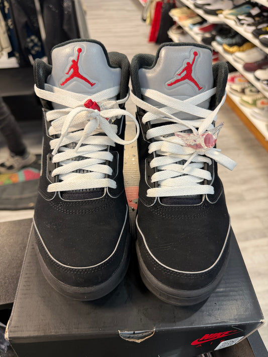 *USED* Jordan 5 Retro OG Black Metallic Reimagined