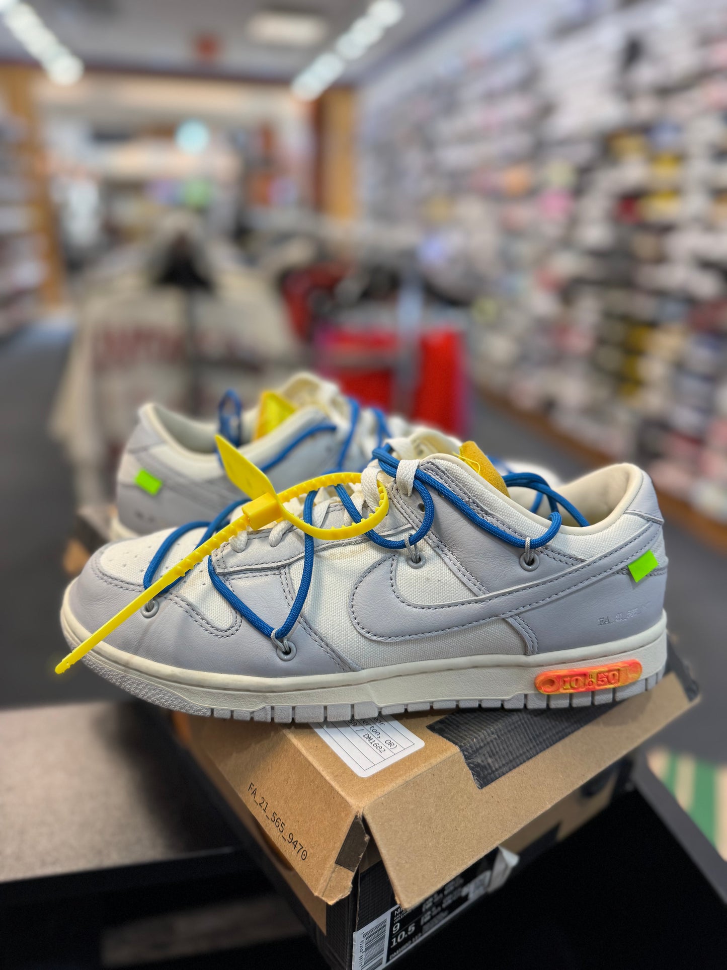 *USED* Nike Dunk Low Off-White Lot 10