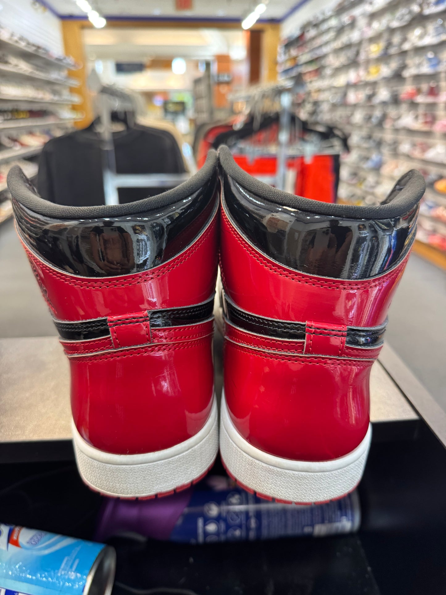 *USED* Jordan 1 Retro High OG Patent Bred