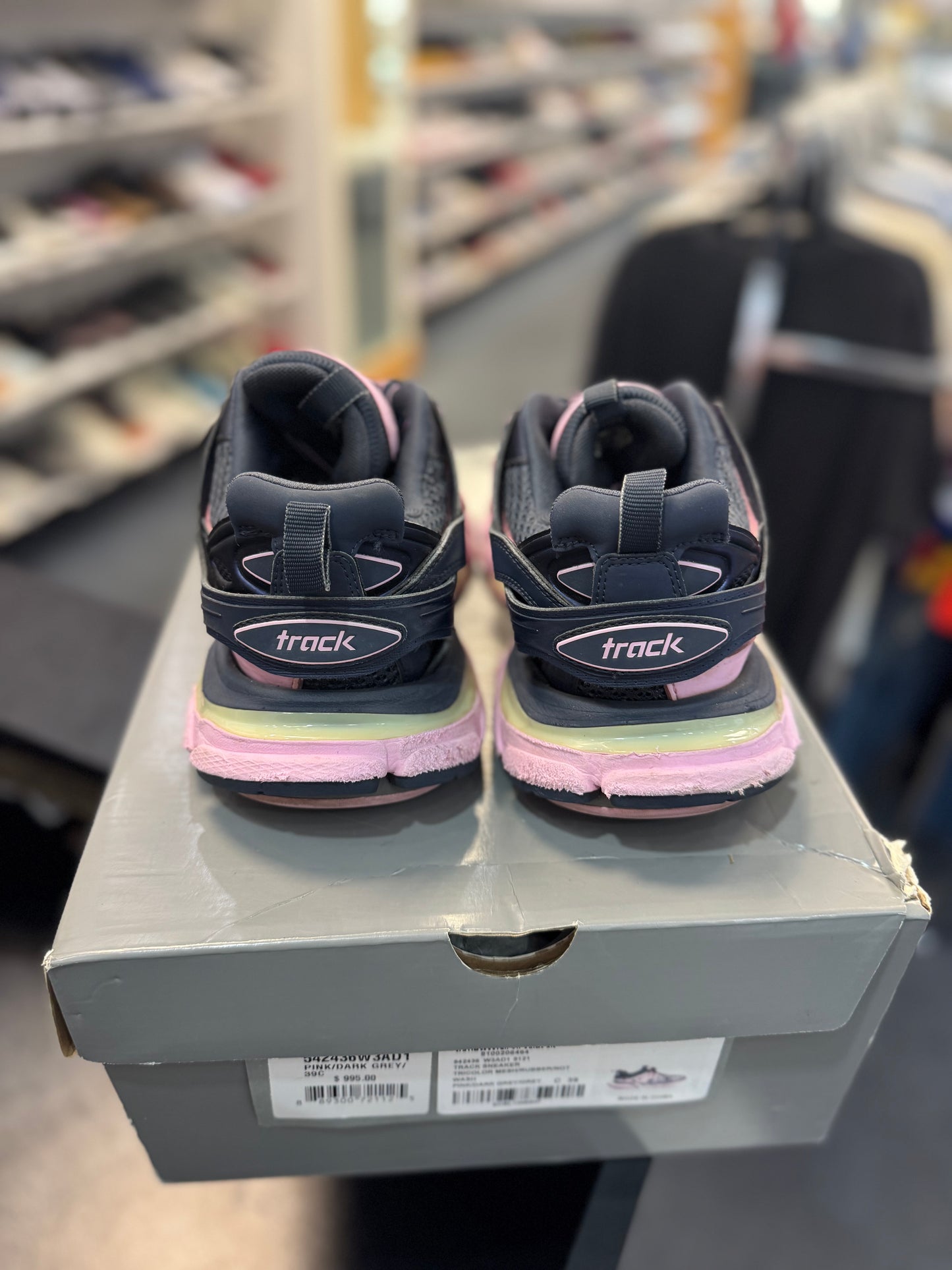 *USED* Balenciaga Track Pink Grey