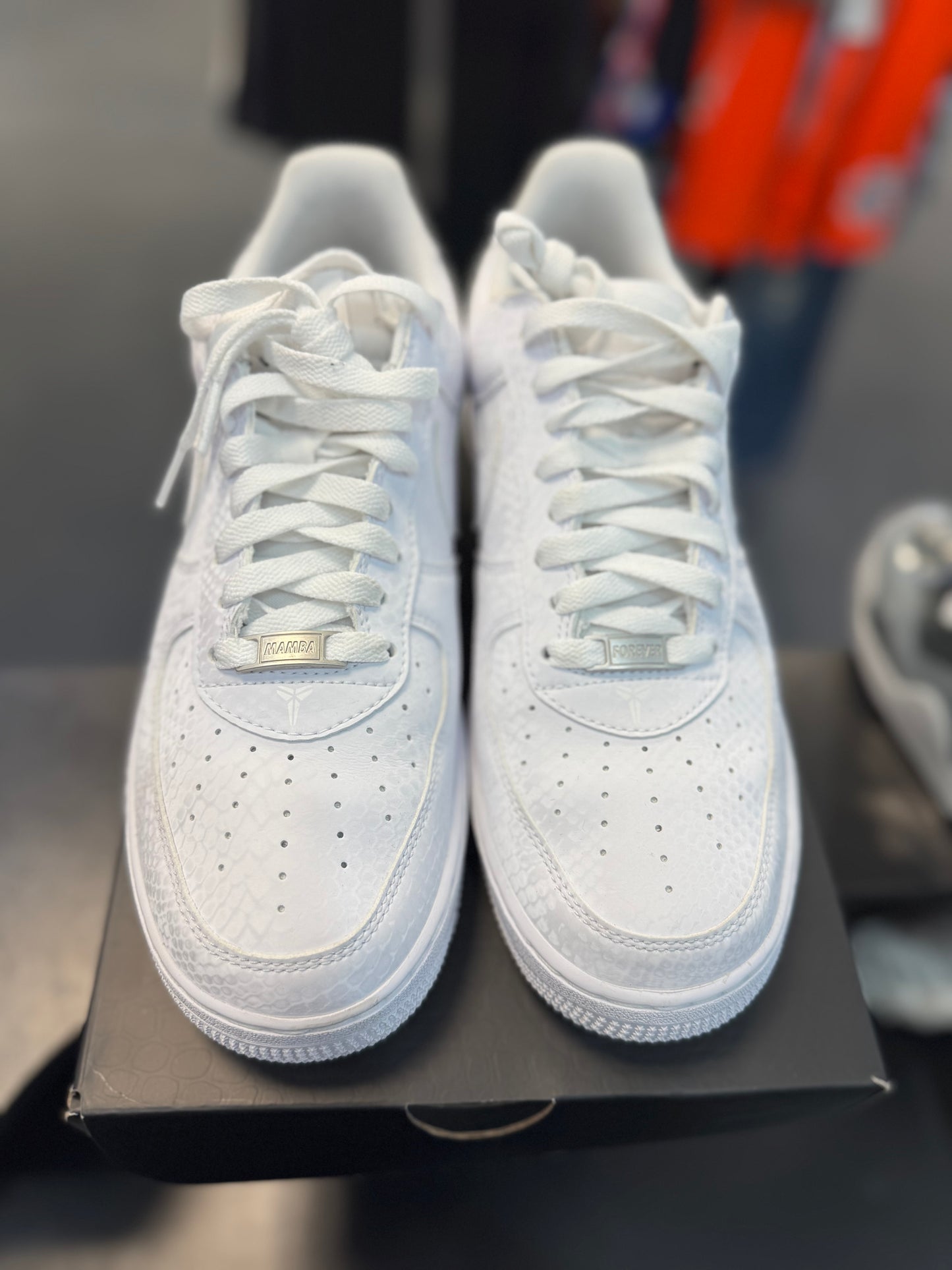 *USED* Nike Air Force 1 Low Kobe Bryant Forever White