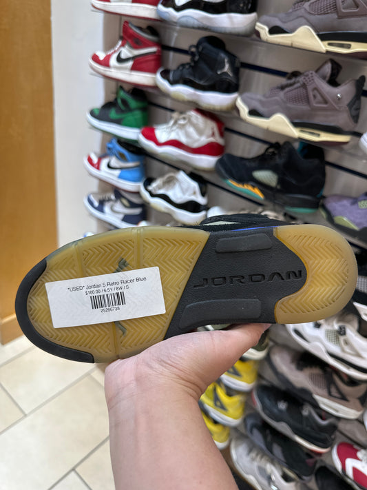 *USED* Jordan 5 Retro Racer Blue