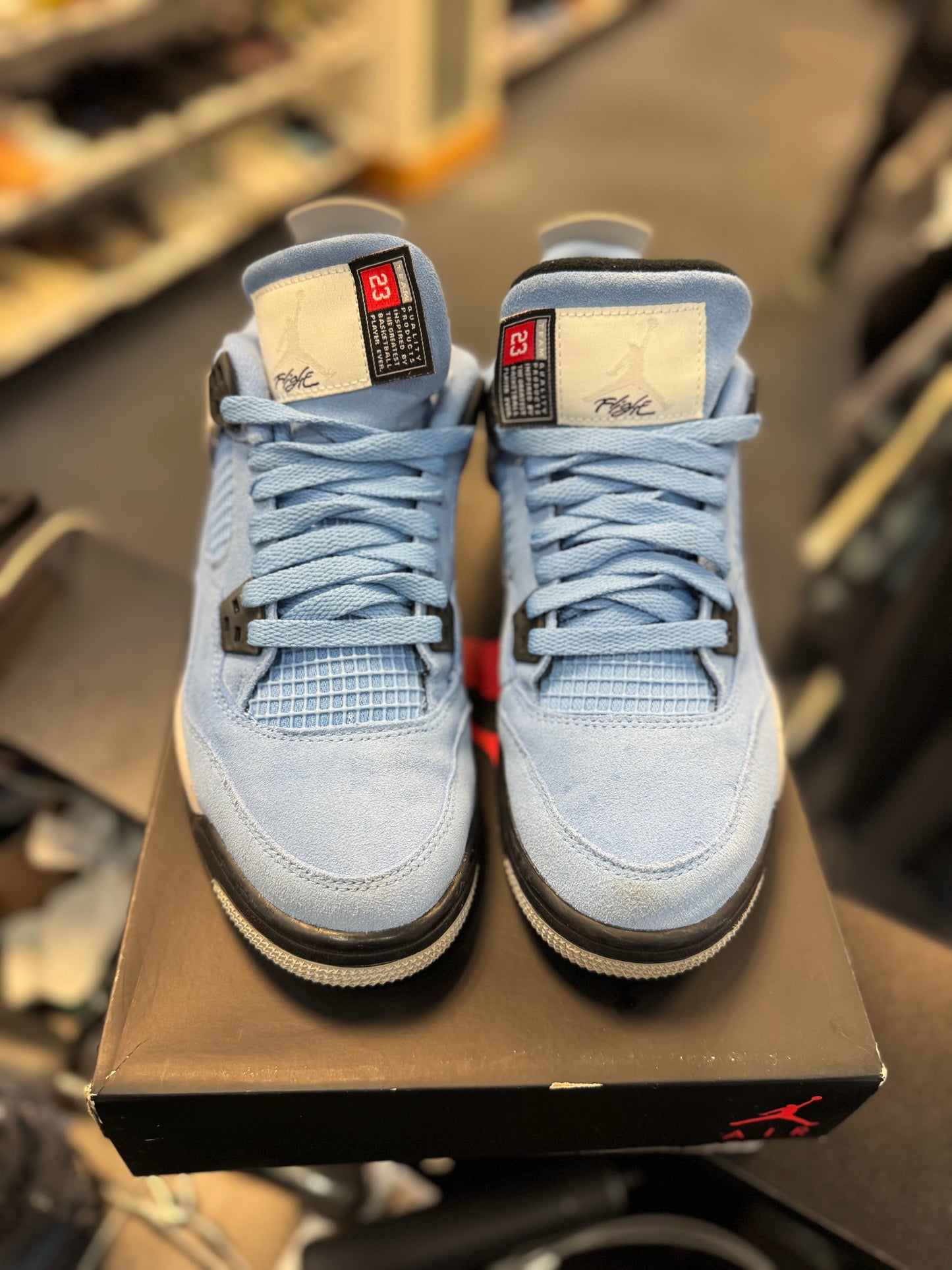 *USED* Jordan 4 Retro University Blue (GS)