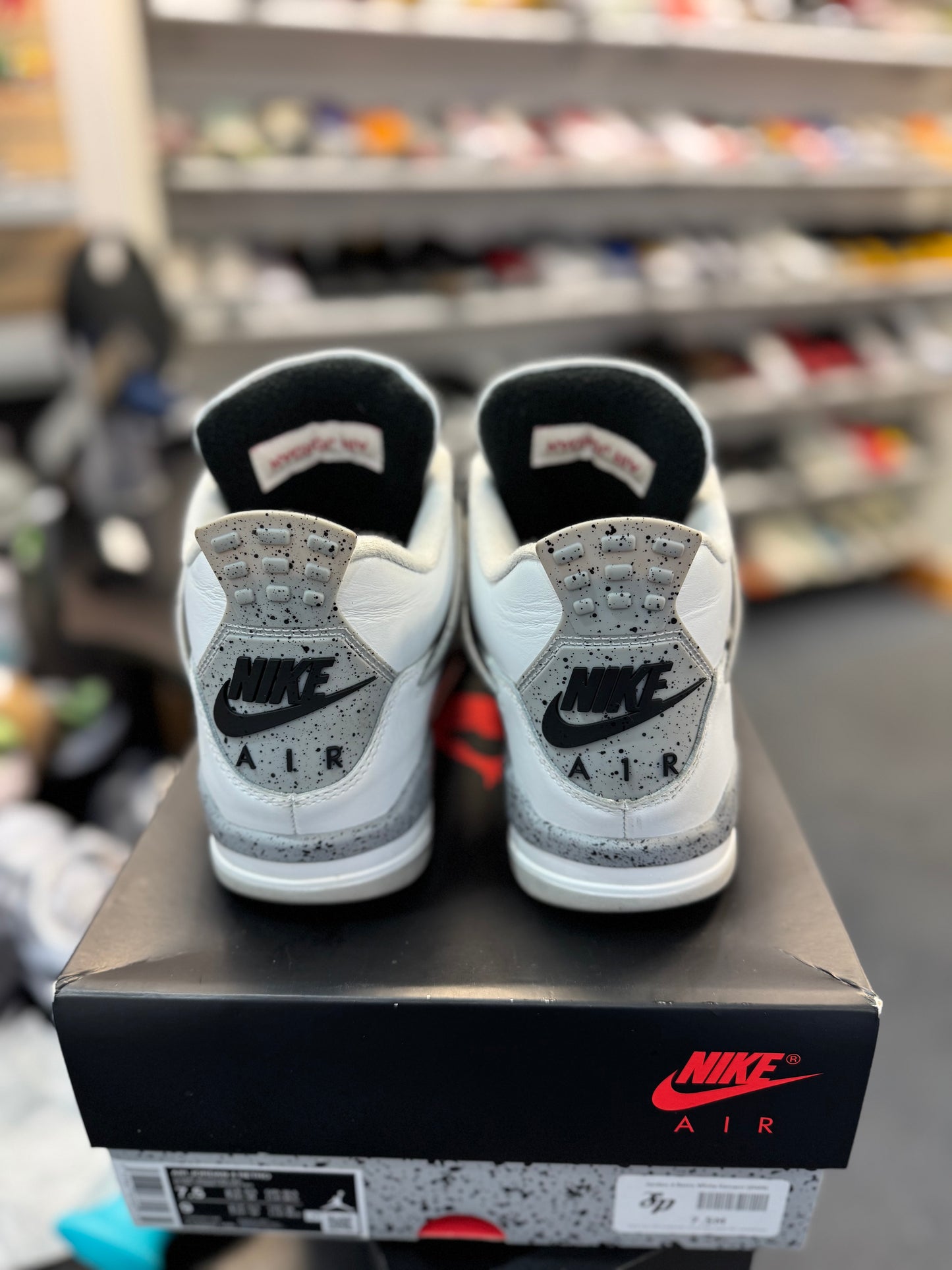 *USED* Jordan 4 Retro White Cement (2025)