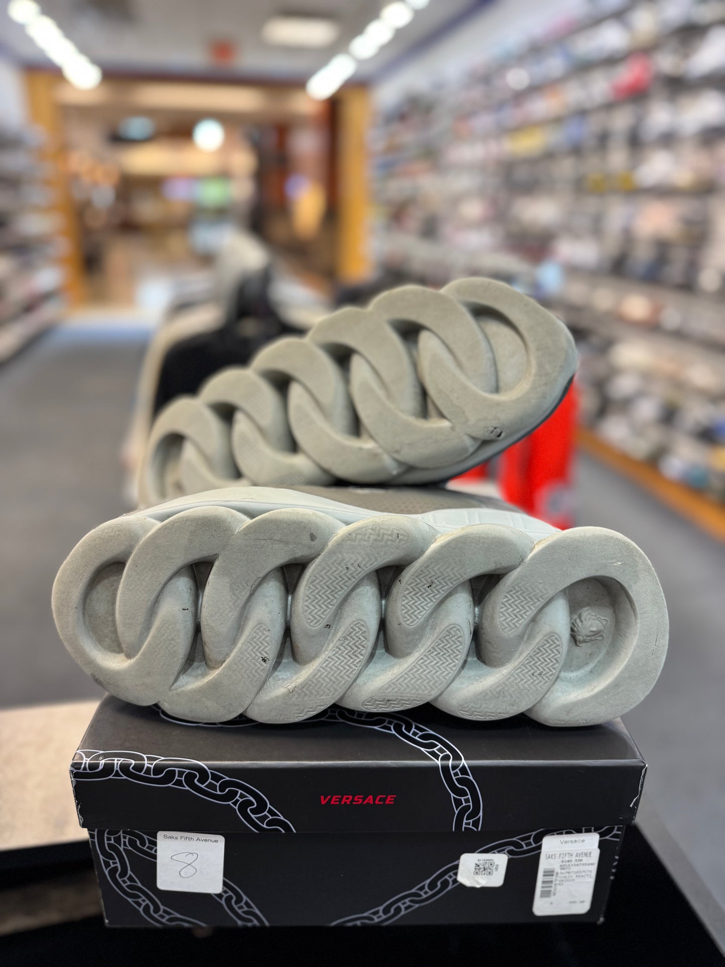 *USED* Versace Chain Reaction Gray