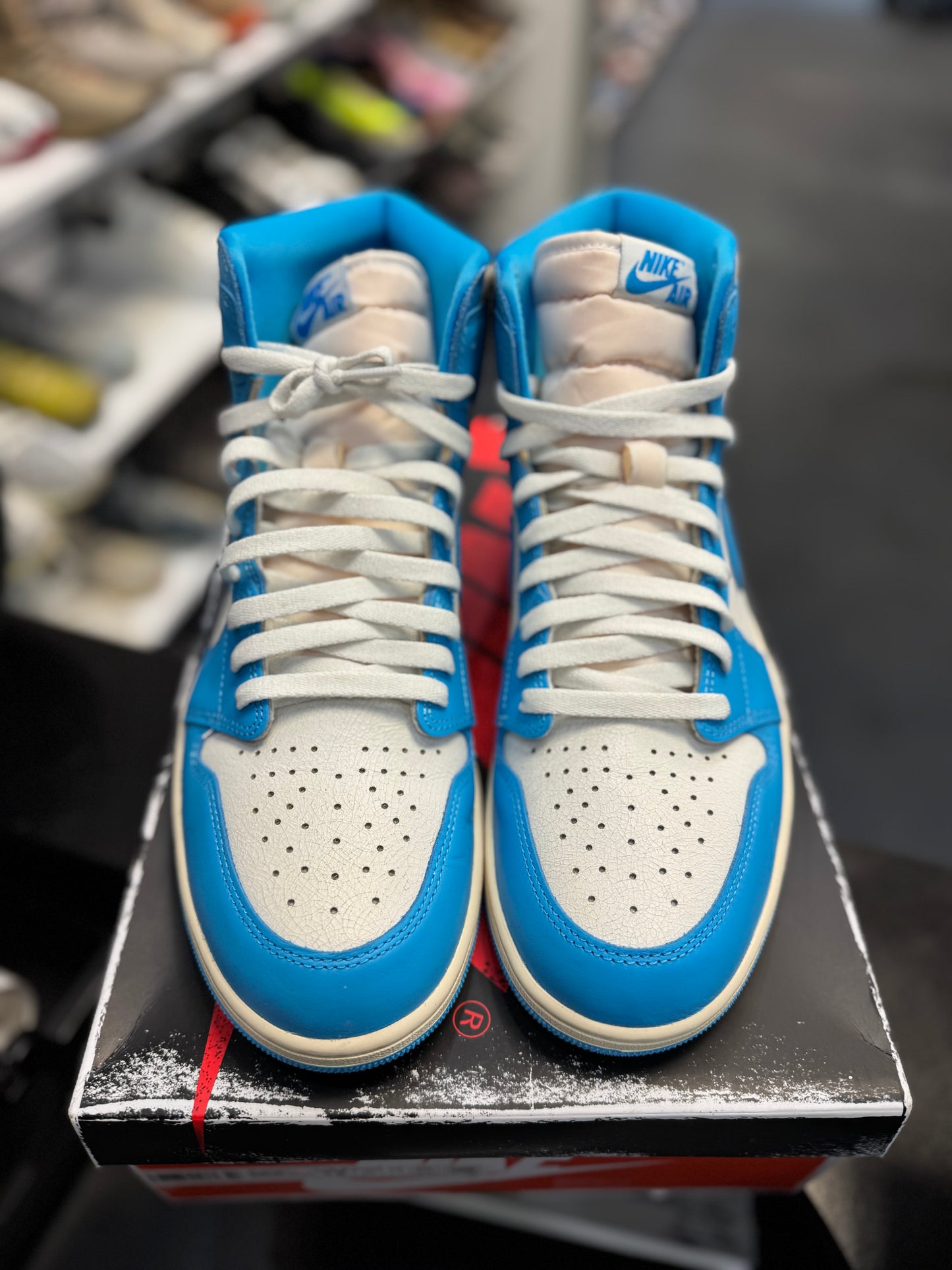 *USED* Jordan 1 Retro High OG UNC Reimagined